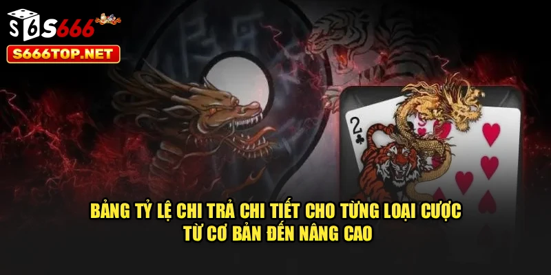 Bảng tỷ lệ chi trả chi tiết cho từng loại cược từ cơ bản đến nâng cao