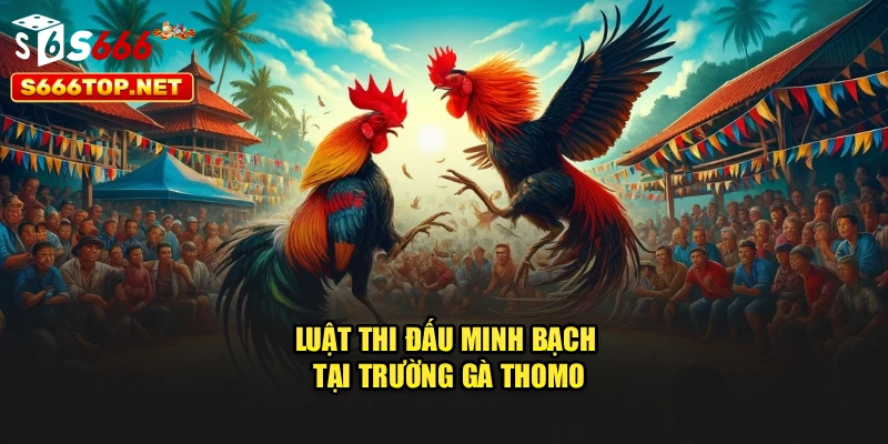 Luật thi đấu minh bạch tại trường gà Thomo