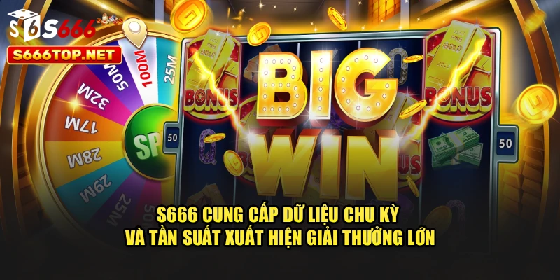 S666 cung cấp dữ liệu chu kỳ và tần suất xuất hiện giải thưởng lớn