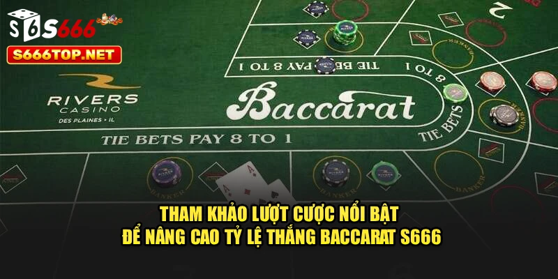 Tham khảo lượt cược nổi bật để nâng cao tỷ lệ thắng baccarat S666